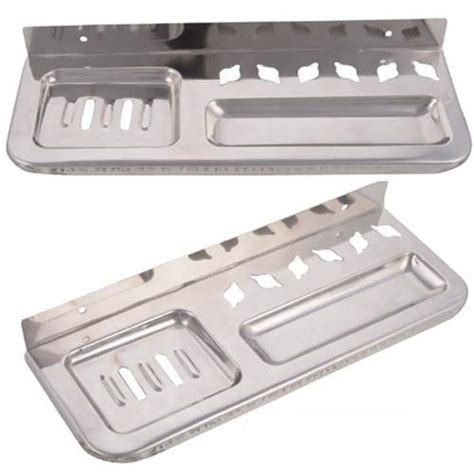 SHRUTI (Saloni) Heavy Duty Stainless Steel Toothbrush and Soap Dish ...