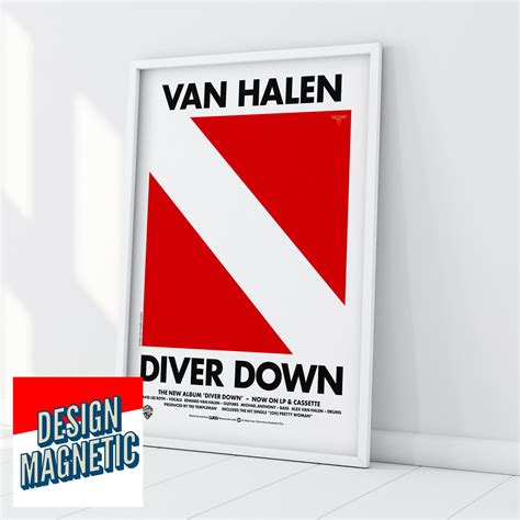 Van Halen Band Poster Diver Down Album - Etsy UK