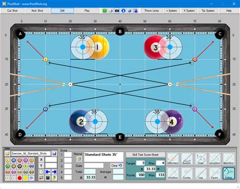Image result for Pool Aiming System Using Numbers