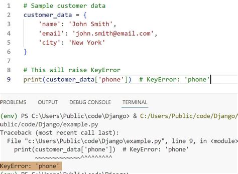 Image result for Key Error Examples in Python
