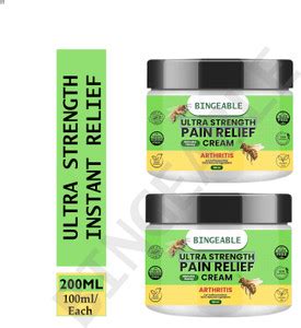 Bingeable Bee Venom Ultra Strength Relief Cream, 100 ml – 2-Pack for ...