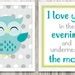 Buy Owl Nursery Wall Art, Baby Gender Neutral Nursery Wall Art, Owl ...