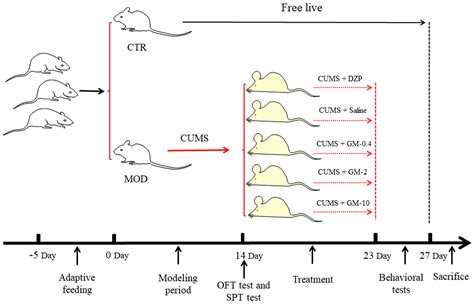 Suppressive Effects of Gelsemine on Anxiety-like Behaviors Induced by ...