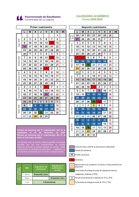 Calendario académico