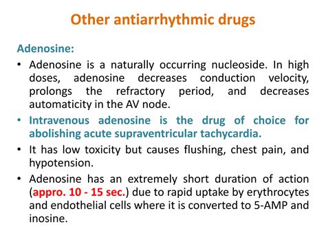Antiarrhythmic agent | PPTX