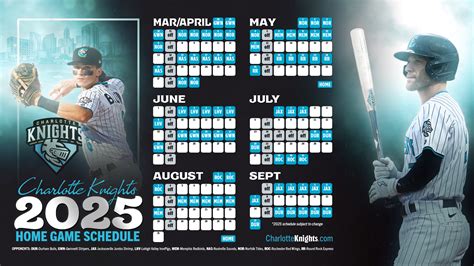 Charlotte Knights Release 2025 Home Game Schedule - WCCB Charlotte