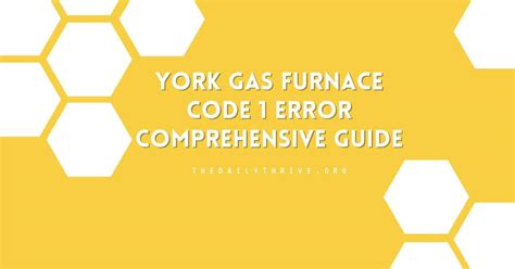 Image result for York Furnace Error Code 2