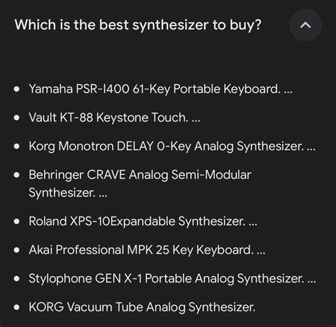 Synthesizer Setup 的图像结果