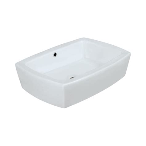 Jaquar - Table Top Rectangle White Wash Basin - Kubix - KUS WHT 35901 ...