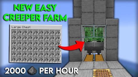 Image result for Minecraft Creeper Farm Tutorial