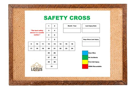 Safety Cross Template, Recordable Incident Tracker, Editable Microsoft ...