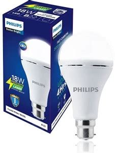 PHILIPS 18W Rechargeable Emergency Inverter LED Bulb with backup upto 4 ...