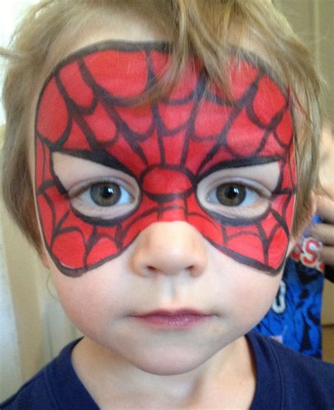 Rezultat imagine pentru Spider-Man Face Paint Tutorial
