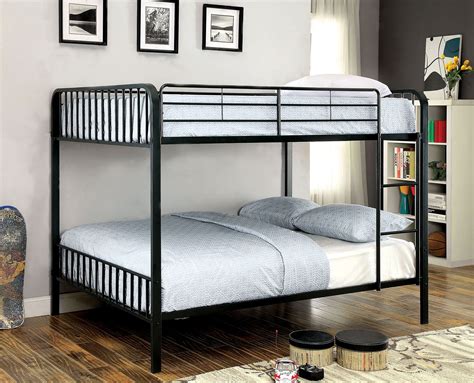 Metal Bunk Bed / ModernLuxe Metal Twin over Twin Bunk Bed with Trundle ...