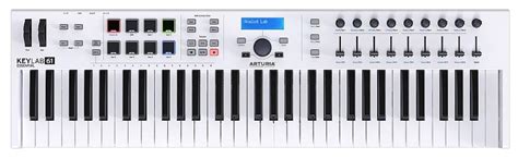 Arturia KeyLab Essential 61 Universal Midi Keyboard Controller - White ...