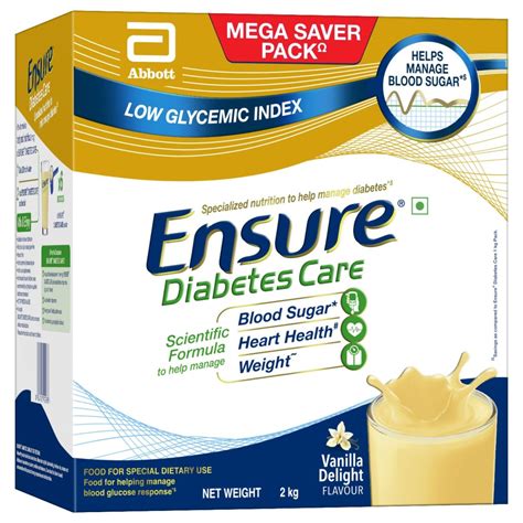 Buy Ensure Diabetes Care Vanilla Delight Flavour Powder for Adults, 2 ...
