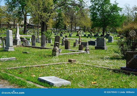 Old Southern Cemetery in America Stock Image - Image of america ...