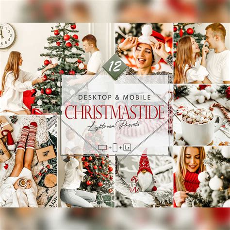 12 Christmastide Lightroom Presets, Christmas Preset, Green Desktop LR ...
