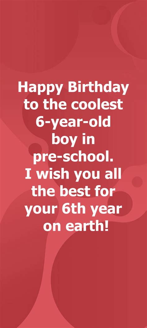 100 Happy 6th Birthday Wishes and Messages for Kids - FunZumo