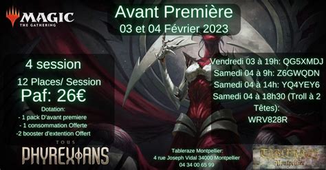 4ème Avant premiere Magic : Tous Phyrexian (Troll à 2 Têtes), Tableraze ...