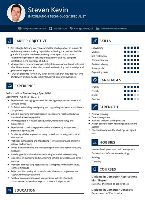 Technology Resume Examples 的图像结果