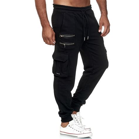 Red Bridge Mens Cargo Jogging Pants Jogger Pants Sweat-Pants Double Z ...