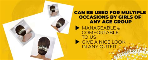 Buy Hair Flare Hair Accessories For Women & Girls, Stylish for Wedding ...