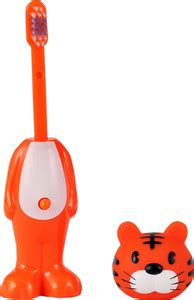 Mighty Raju Jungle Safari Pop Up for Kids Orange Medium Toothbrush ...