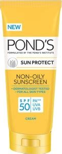 POND's Sunscreen - SPF 50 PA+++ Sun Protect Non-oily Sunscreen - Price ...