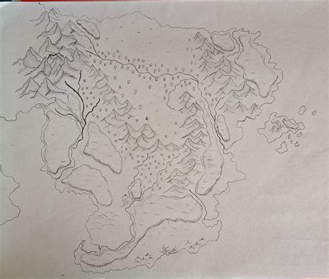 My "first" try at drawing a map that actually follows real geography ...