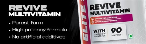 Sezpro Nutrition Revive Multivitamin With 25 Vitamins & Minerals | 90 ...