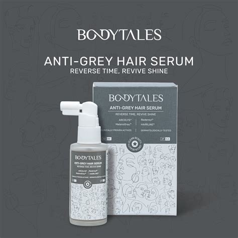 Anti-Gray Hair Serum – Natural Hair Care by BodyTales India 50ml ...