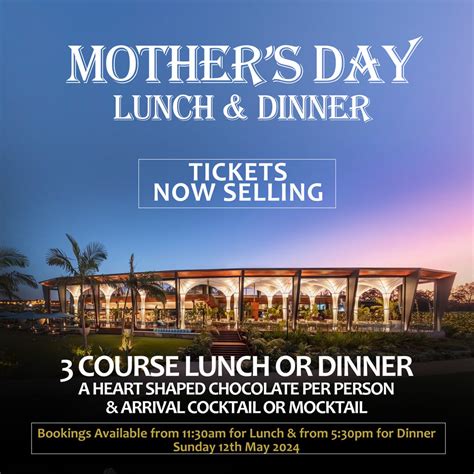 Mother's Day Lunch & Dinner - 8 at Trinity Restaurant