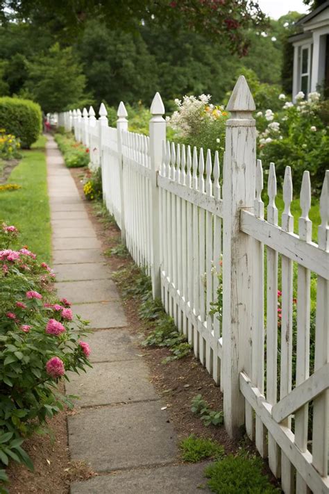 19+ Charming Front Yard Picket Fence Ideas
