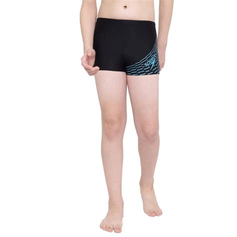 Speedo Medley Logo Aquashort Swimwear- Black/Aquarium – Juplay World