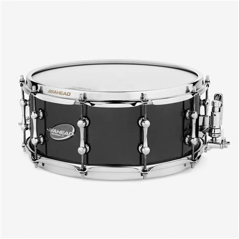 AHEAD 6 x 13 inch Black Chrome on Brass Snare Drum | Big Bang Distribution