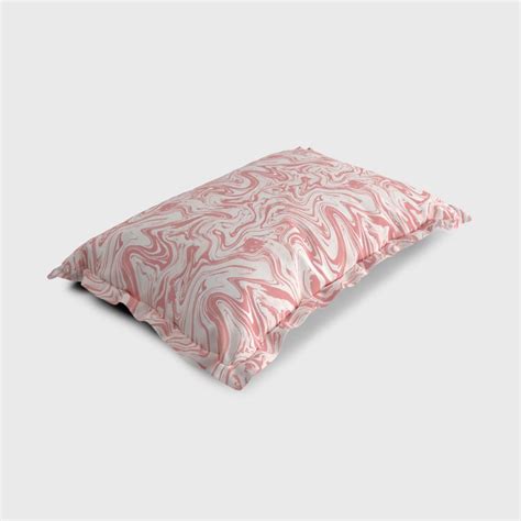 Buy Imprints Peach Printed Cotton Pillow Covers - 45x70 cm - Set of 2 ...