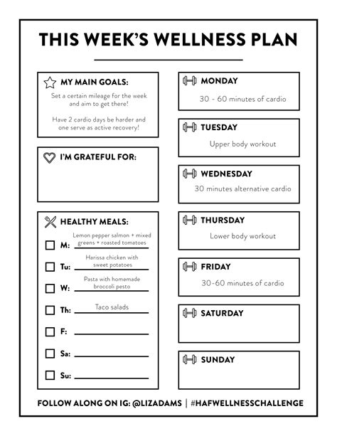 Wellness Recovery Plan Template | dev.onallcylinders.com