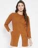 Buy Brown Sweaters & Cardigans for Women by Zigo Online | Ajio.com