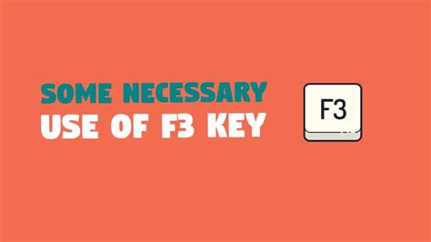 Image result for F3 Key Function