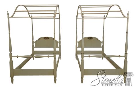 Antique Twin Canopy Bed