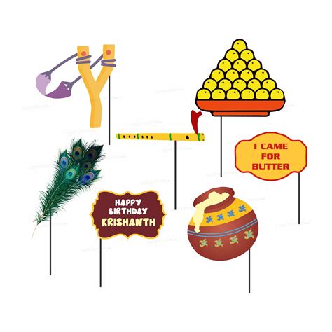 Little Krishna Theme Props | Party Celebrations Items Online – Party ...