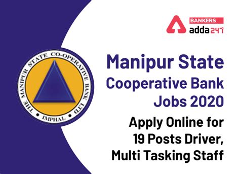 Manipur State Cooperative Bank jobs 2020: Apply Online for 19 Posts ...