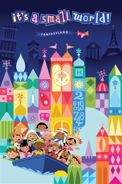 It's a small world digital art design. | Small world disneyland, Disney ...