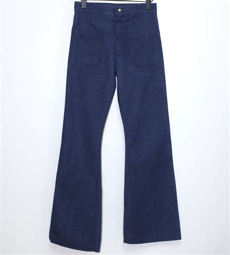 VTG 70s Seafarer Dungaree US Navy Denim Utility Pants… - Gem