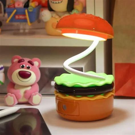 Burger Shape Study Table Lamp for Kids ( Pack of 1 ) – Topperskit LLP