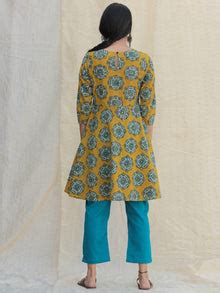 Nazz - Hand Block Printed Kurta Pant Set With Dupatta - SS01F1814 ...