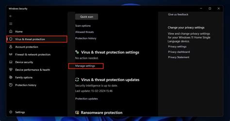 Image result for Disable Virus Protection Windows 11