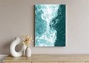 VERRE ART Printed Framed Canvas Painting for Home Decor Office Wall ...