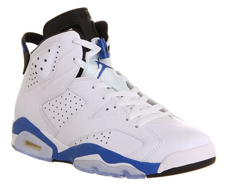 Nike Jordan Air Jordan 6 White Sport Blue - His trainers | Air jordans ...